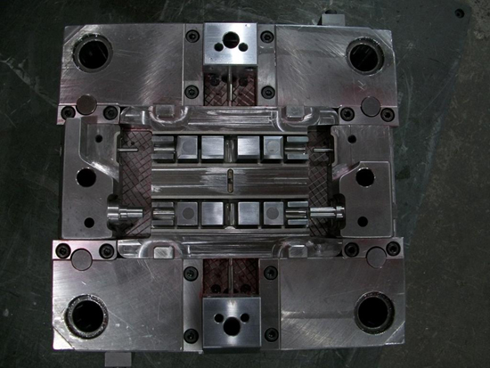 Injection mold for electronic parts